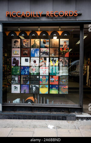 Piccadilly Records. 53 Oldham St, Manchester. Stock Photo