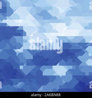 Abstract geometric background with random shapes Stock Vector