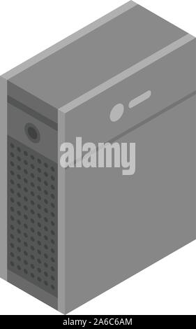 Modern air purifier icon, isometric style Stock Vector