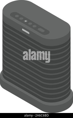 Air humidifier icon, isometric style Stock Vector
