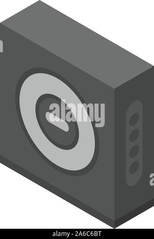 Comfort air purifier icon, isometric style Stock Vector