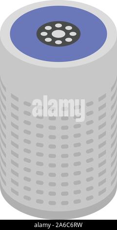 Air purifier icon, isometric style Stock Vector