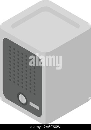 Climate air purifier icon, isometric style Stock Vector