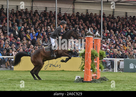 Badminton Horse Trials May 2019 Gloucester Christopher Burton at the main event for the badminton horse trials 2019 riding Graf Liberty for Australia Stock Photo