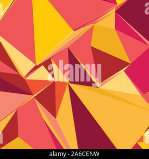 Abstract background with colorful triangles for magazines, booklets or mobile lock screen Stock Vector