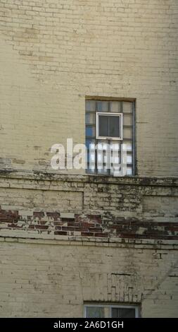 Kirkbride Building, Fergus Falls State Hospital, former mental asylum, now empty, USA National Register of Historic Places, Fergus Falls, Minnesota. Stock Photo