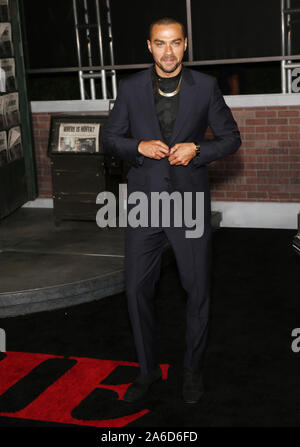 Los Angeles, CA - October 24, 2019: Jesse Williams arrives for the Premiere Of Netflix's 'The Irishman' held at TCL Chinese Theatre Stock Photo