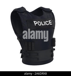 Bulletproof Vest Police Body Armor Isolated Stock Photo