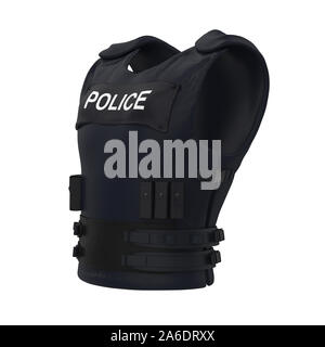 Bulletproof Vest Police Body Armor Isolated Stock Photo