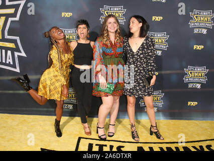 Premiere Of FX's 'It's Always Sunny In Philadelphia' Season 14 Featuring: Imani Hakim, Ashly Burch, Jessie Ennis, Charlotte Nicdao Where: Hollywood, California, United States When: 25 Sep 2019 Credit: FayesVision/WENN.com Stock Photo