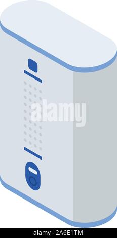 Air purifier icon, isometric style Stock Vector