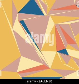Abstract background with colorful triangles for magazines, booklets or mobile lock screen Stock Vector