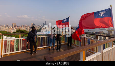 Kaohsiung Martyr's Shrine Lookout, Taiwan Stock Photo