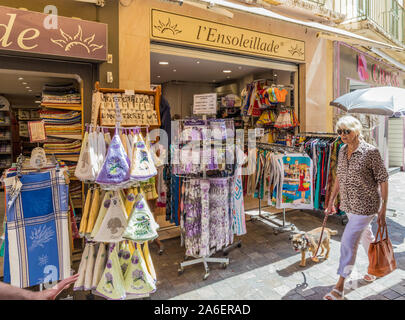 A typical view in Cannes in France Stock Photo