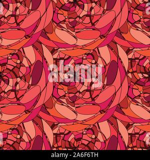 Seamless pattern with abstract broken colorful shapes Stock Vector