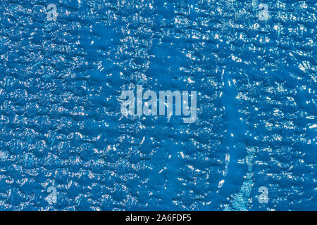 blue abstract background with acrylic color, painted textured template Stock Photo