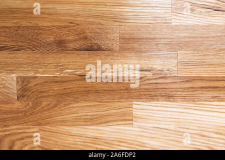 Oak oiled wooden plank background texture Stock Photo