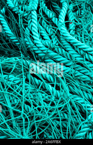 Fishing Nets Shengsi Island China Stock Photo