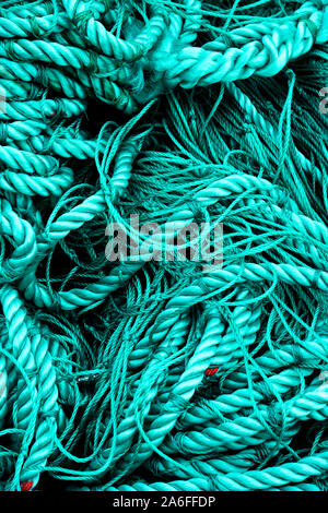 Fishing Nets Shengsi Island China Stock Photo