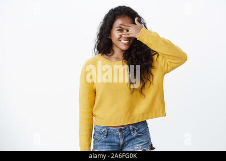 Girl in 2024 yellow sweater