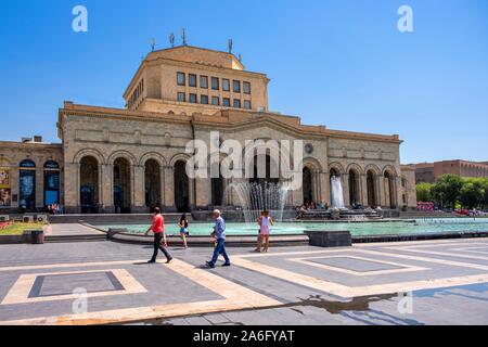Historical Museum, Republic Square, Yerevan, Armenia Stock Photo