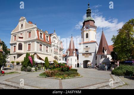Steiner Tor, city gate, Krems an der Donau, Wachau, Lower Austria, Austria Stock Photo