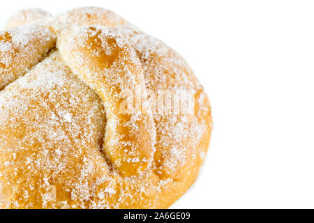 Traditional dessert known as "pan de muerto", original from Mexico Stock Photo