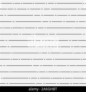 Seamless endless parallel diagonal overlapping pattern on white. Line seamless background. Vector Illustration Stock Vector