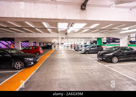 Garage Car Park In Shopping Center Stock Photo 7039730 Alamy