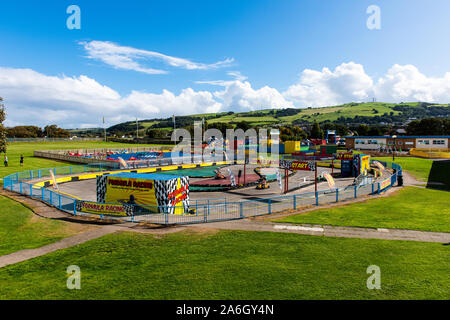 A view of the park at Prestatyn pontins holiday park resort Stock Photo