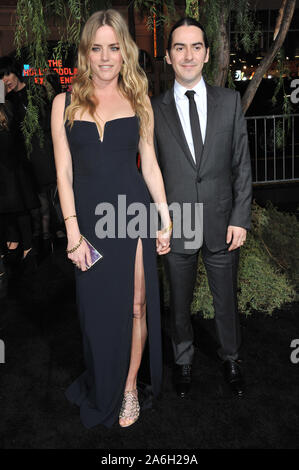 LOS ANGELES, CA. February 06, 2013: Musician Dhani Harrison, son of George Harrison, & wife Sola Harrison at the world premiere of 'Beautiful Creatures' at the Chinese Theatre, Hollywood. © 2013 Paul Smith / Featureflash Stock Photo