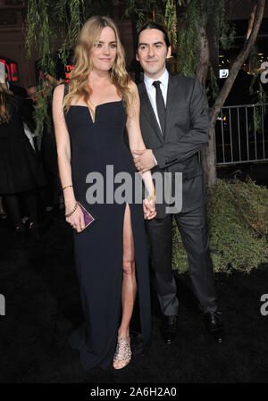 LOS ANGELES, CA. February 06, 2013: Musician Dhani Harrison, son of George Harrison, & wife Sola Harrison at the world premiere of 'Beautiful Creatures' at the Chinese Theatre, Hollywood. © 2013 Paul Smith / Featureflash Stock Photo