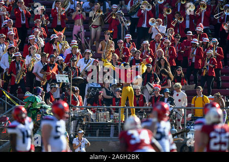 Stanford, California, USA. 26th Oct, 2019. The Stanford band performs during the NCAA football game between the Arizona Wildcats and the Stanford Cardinal at Stanford Stadium in Stanford, California. Chris Brown/CSM/Alamy Live News Stock Photo