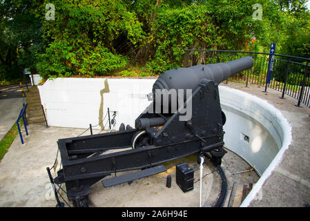 Fort Siloso on Sentosa Island - Singapore Stock Photo