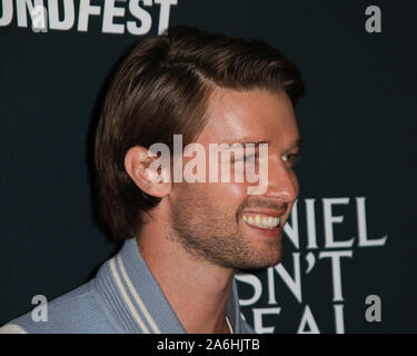 Beyond Fest 2019 - ’Daniel Isn’t Real’ Los Angeles Premiere at the Egyptian Theatre in Hollywood, California on September 25, 2019 Featuring: Patrick Schwarzenegger Where: Los Angeles, California, United States When: 26 Sep 2019 Credit: Sheri Determan/WENN.com Stock Photo