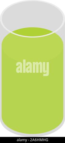 Celery juice icon, isometric style Stock Vector