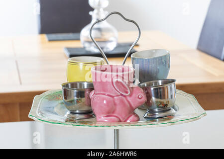 Egg cups Stock Photo