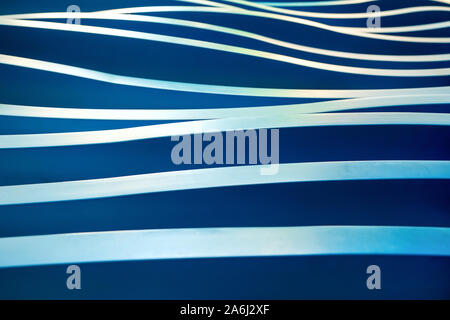 Abstract blue wavy texture background. Seamless structure pattern. Stock Photo
