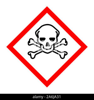 pictogram for chemical hazard - toxic substances Stock Photo: 142250588 ...