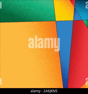 Abstract background with vibrant colors and retro styled vintage Stock Vector
