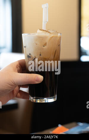 Thai coffee ice tea Stock Photo