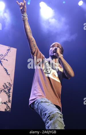 Newark, New Jersey, USA. 26th Oct, 2019. Quavo at iHeartMedias Power 105.1s Powerhouse 2019 presented by AT&T at the Prudential Center in Newark, New Jersey on October 26, 2019. Credit: Walik Goshorn/Media Punch/Alamy Live News Stock Photo