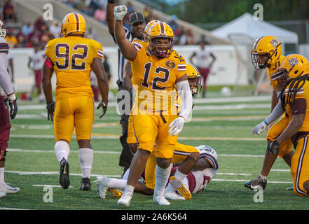 October 5, 2019 - Daytona Beach, FL, U.S: Bethune Cookman Quarterback ...