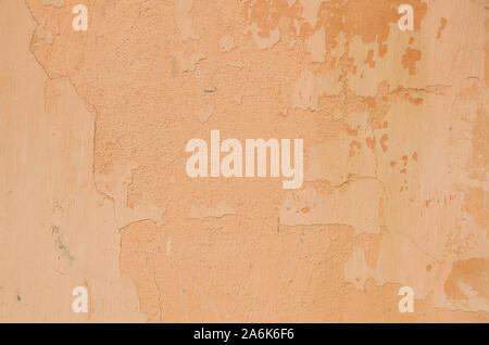 Wall with plaster background, texture. Cracked wall in stucco Stock Photo