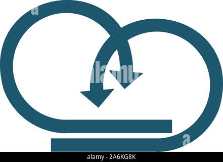 Four Arrows coming to one point, Logo Design, teambuilding working together concept. Stock Vector illustration isolated on white background. Stock Vector