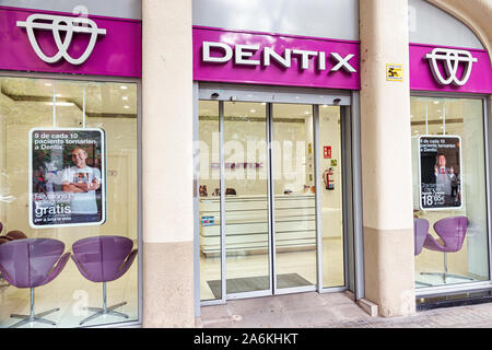 Barcelona Spain,Catalonia El Poblenou,Rambla del Poblenou,Dentix,dental clinic,exterior,front entrance,ES190820090