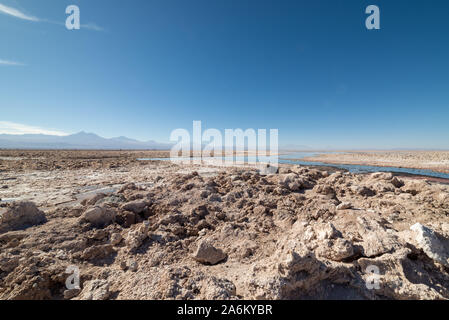 Laguna Chaxa, San Pedro de Atacama, Chile Stock Photo