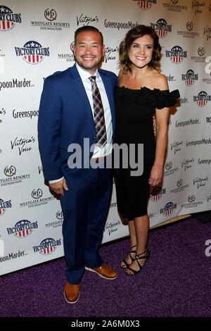 Jon Gosselin, Colleen Conrad at arrivals for Victoria Siegel Foundation and Greenspoon Marder Present Victoria's Voice: An Evening To Save Lives, Westgate Las Vegas Resort & Casino, Las Vegas, NV October 25, 2019. Photo By: JA/Everett Collection Stock Photo