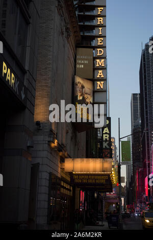 'The Height of the Storm' by Florian Zeller at the Samuel J. Friedman Theatre Stock Photo