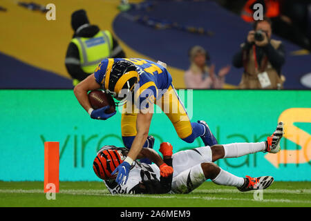 October 27 2019 London UK Los Angeles Rams Wide Receiver Cooper Kupp (18)  touchdown During the